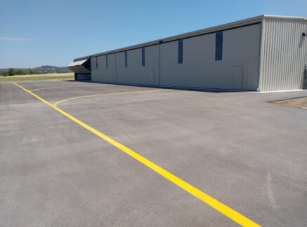 Box Hangar and Hangar Access Taxiway at Kerrville-Kerr County Airport